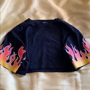 Flame crop top 🔥